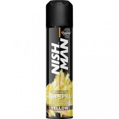 Aerosols-matu krāsa Nishman Mech Spray, Gold, 150ml cena un informācija | Matu krāsas | 220.lv