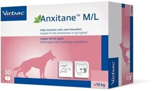 Антистрессовая добавка для собак Virbac Anxitane M/L, 30 штук цена и информация | Витамины, пищевые добавки, анти-паразит продукты для собак | 220.lv