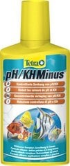 Ūdens cietības regulators Tetra pH/KH Minus, 250 ml cena un informācija | Akvāriji un aprīkojums | 220.lv