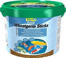 Корм для прудовых рыб Tetra Pond Wheatgerm Sticks, 10 л цена и информация | Корм для рыб | 220.lv