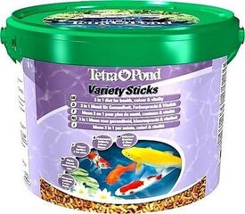 Dīķa zivju barība Tetra Pond Variety Sticks, 10 l cena un informācija | Zivju barība | 220.lv