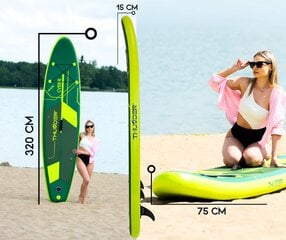 Piepūšams SUP dēlis Thunder Cyber 320 цена и информация | SUP доски, водные лыжи, водные аттракционы | 220.lv