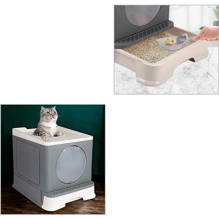 Kaķu pakaišu kaste цена и информация | Kaķu tualetes | 220.lv