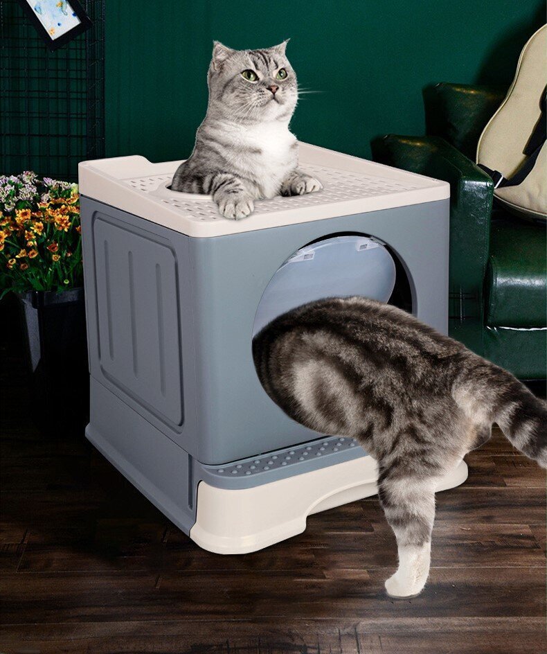Kaķu pakaišu kaste цена и информация | Kaķu tualetes | 220.lv