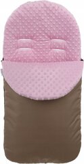 Универсальный спальный мешок/конверт Babymam, brown/pink, 90x40 cm цена и информация | Аксессуары для колясок | 220.lv