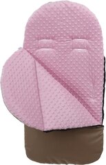 Универсальный спальный мешок/конверт Babymam, brown/pink, 90x40 cm цена и информация | Аксессуары для колясок | 220.lv