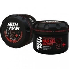 Гель для укладки волос «Nishman» Ultra Hold Styling Gummy 5+, для мужчин, 300 мл цена и информация | Средства для укладки волос | 220.lv