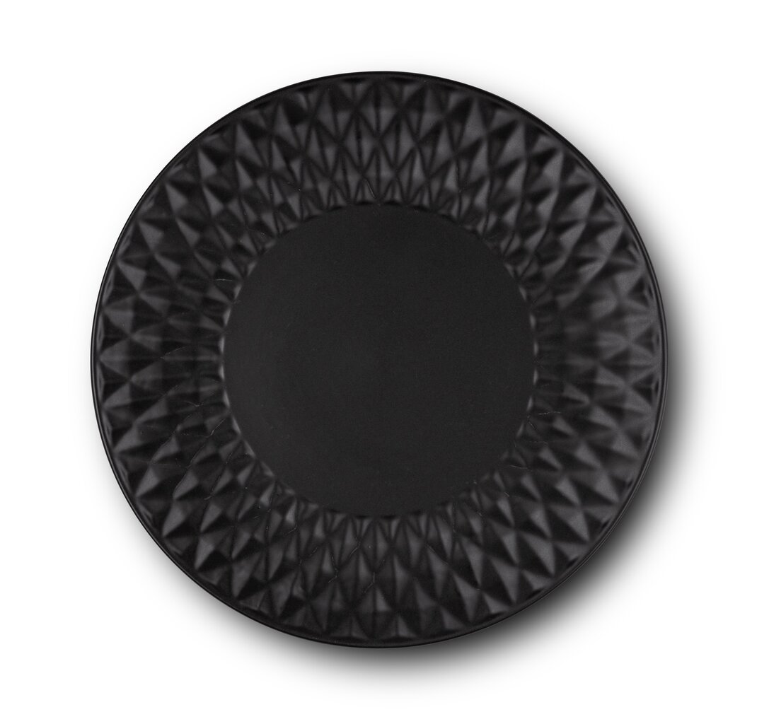 Šķīvis, 27 cm, soho classic, melns cena un informācija | Trauki, šķīvji, pusdienu servīzes | 220.lv