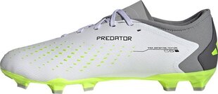 Futbola apavi Adidas Predator Accuracy.3 L FG, 48 2/3. izmērs, pelēki/zaļi cena un informācija | Futbola apavi | 220.lv