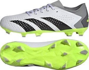 Futbola apavi Adidas Predator Accuracy.3 L FG, 42 2/3. izmērs, pelēki/zaļi cena un informācija | Futbola apavi | 220.lv