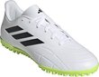 Futbola apavi Adidas Copa Pure.4 TF, 41 1/3. izmērs, balti/zaļi cena un informācija | Futbola apavi | 220.lv