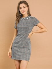 Женское мини-платье Allegra K, клетчатое цена и информация | Платья | 220.lv