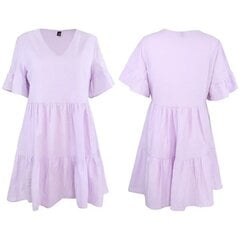 Женское мини-платье с рукавами с рюшами ФАНСИИНН, фиолетовое цена и информация | Платья | 220.lv