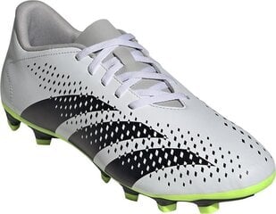 Futbola apavi Adidas Predator Accuracy.4 FxG, 45 1/3. izmērs, balti/zaļi цена и информация | Футбольные ботинки | 220.lv