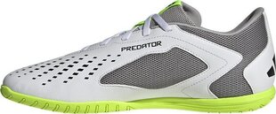 Futbola apavi Adidas Predator Accuracy.4 IN, 42 2/3. izmērs, balti/zaļi cena un informācija | Futbola apavi | 220.lv