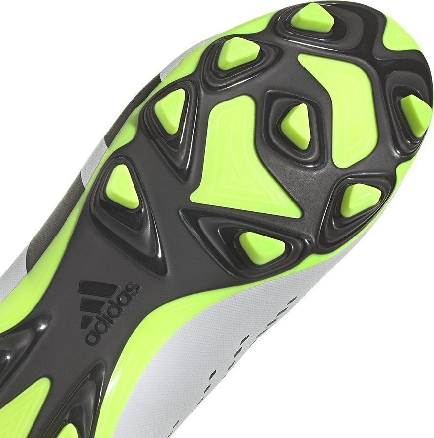 Futbola apavi Adidas Predator Accuracy.4 FxG, 46 2/3. izmērs, balti/zaļi cena un informācija | Futbola apavi | 220.lv