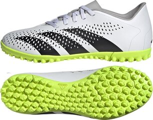 Futbola apavi Adidas Predator Accuracy.4 TF, 48. izmērs, pelēki/zaļi cena un informācija | Futbola apavi | 220.lv