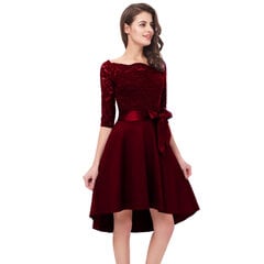 Женское кружевное платье Emily, бордовое цена и информация | Платья | 220.lv