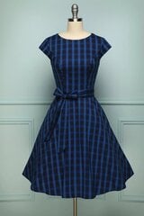 Женское ретро-платье в стиле рокабилли Dressystar, клетчатое цена и информация | Платья | 220.lv
