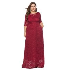 Платье женское кружевное ZAPАКА, красное цена и информация | Платья | 220.lv