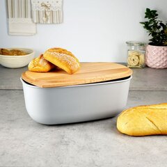 Коробка для хлеба, серая цена и информация | Кухонные принадлежности | 220.lv