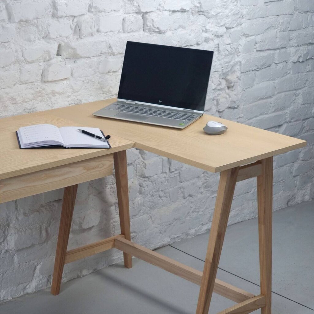 Stūra galds, 135x85cm cena un informācija | Datorgaldi, rakstāmgaldi, biroja galdi | 220.lv