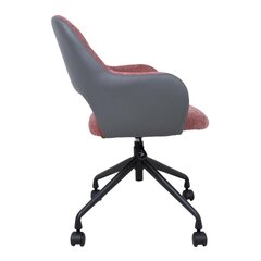 Task chair KENO with castors, dark pink/grey цена и информация | Офисные кресла | 220.lv