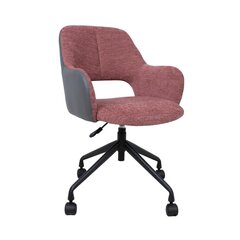 Task chair KENO with castors, dark pink/grey цена и информация | Офисные кресла | 220.lv