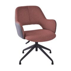 Task chair KENO without castors, dark pink/grey цена и информация | Офисные кресла | 220.lv