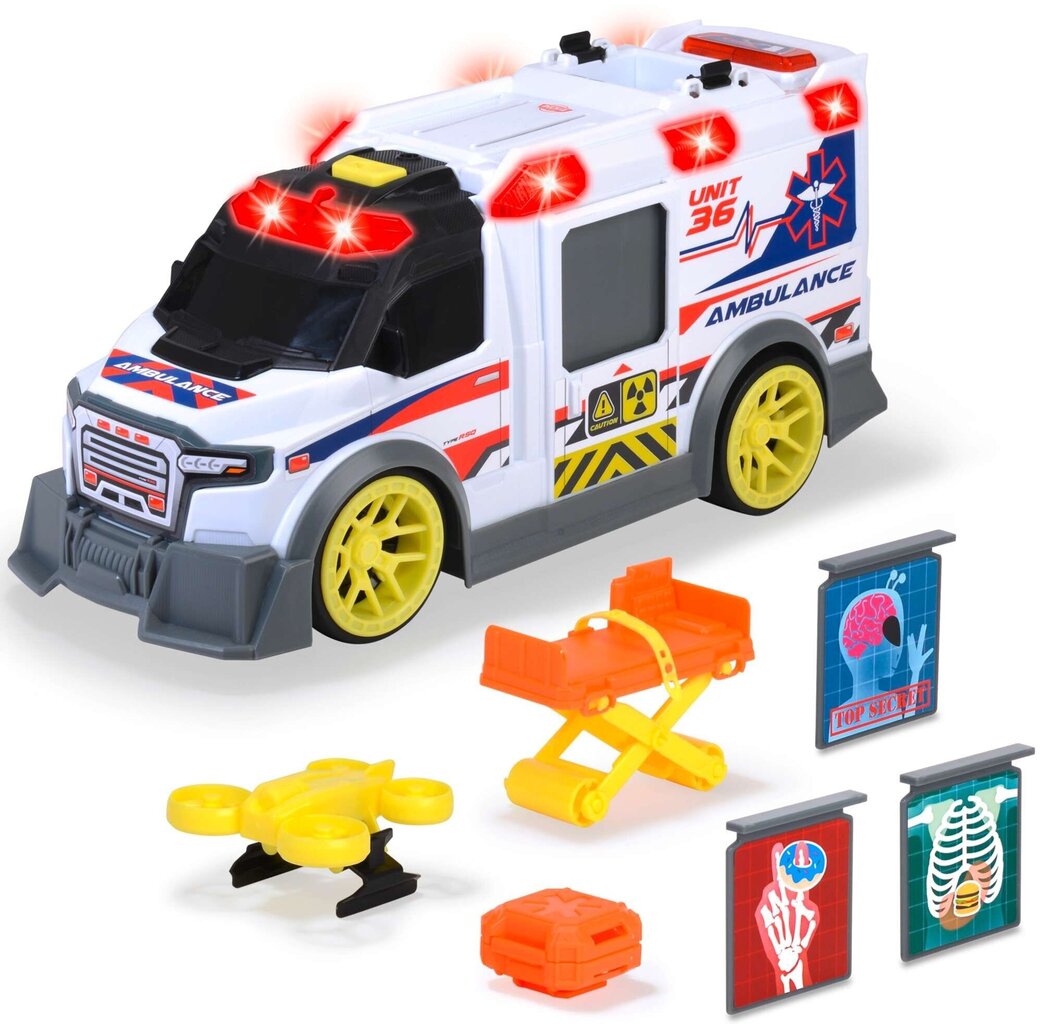 Rotaļu ātrās palīdzības auto Dickie Toys цена и информация | Rotaļlietas zēniem | 220.lv