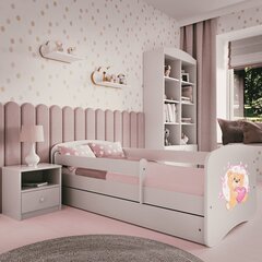 Кровать babydreams белая без ящика, с матрасом 160/80 цена и информация | Детские кровати | 220.lv