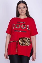 Красная блузка с сумочкой на клипсе C745-RA-42 цена и информация | Женские блузки, рубашки | 220.lv