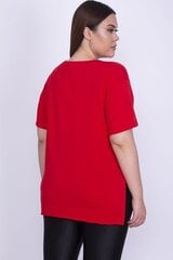 Красная блузка с сумочкой на клипсе C745-RA-42 цена и информация | Женские блузки, рубашки | 220.lv