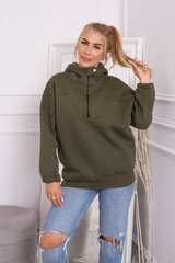 Džemperis sievietēm 21807, zaļš cena un informācija | Sieviešu džemperi | 220.lv