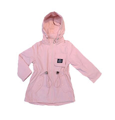 Толстовка на молнии для девочек, розовая цена и информация | Куртки, пальто для девочек | 220.lv