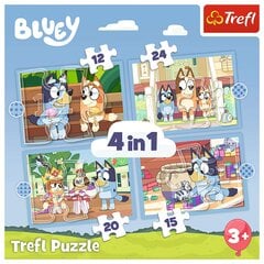 Puzle Trefl Bluey, 4in1 cena un informācija | Puzles, 3D puzles | 220.lv