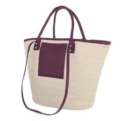 Женская сумочка, натуральный бело-фиолетовый цена и информация | Женские сумки | 220.lv