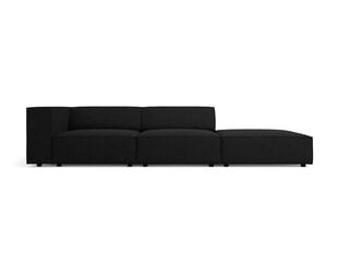 Labās puses dīvāns Cosmopolitan Design Arendal, melns цена и информация | Диваны | 220.lv