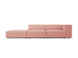 Kreisās puses dīvāns Cosmopolitan Design Arendal, rozā цена и информация | Dīvāni | 220.lv