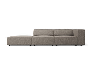 Kreisās puses dīvāns Cosmopolitan Design Arendal, brūns cena un informācija | Dīvāni | 220.lv