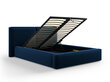 Gulta Cosmopolitan Design Arendal, 140x200 cm, zila cena un informācija | Gultas | 220.lv