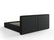 Gulta Cosmopolitan Design Arendal, 180x200 cm, melna cena un informācija | Gultas | 220.lv