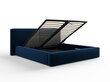 Gulta Cosmopolitan Design Arendal, 180x200 cm, zila цена и информация | Gultas | 220.lv