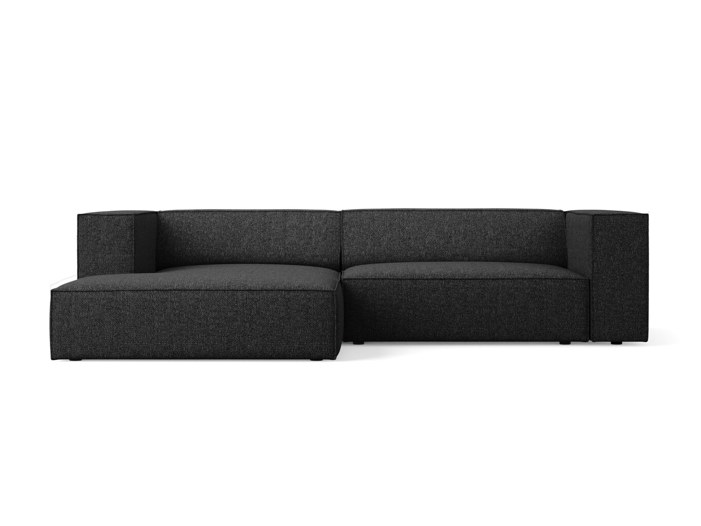Mīkstais stūris Cosmopolitan Design Arendal 3, melns цена и информация | Stūra dīvāni | 220.lv
