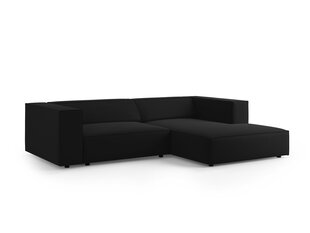 Stūra dīvāns Cosmopolitan Design Arendal 3, melns цена и информация | Угловые диваны | 220.lv