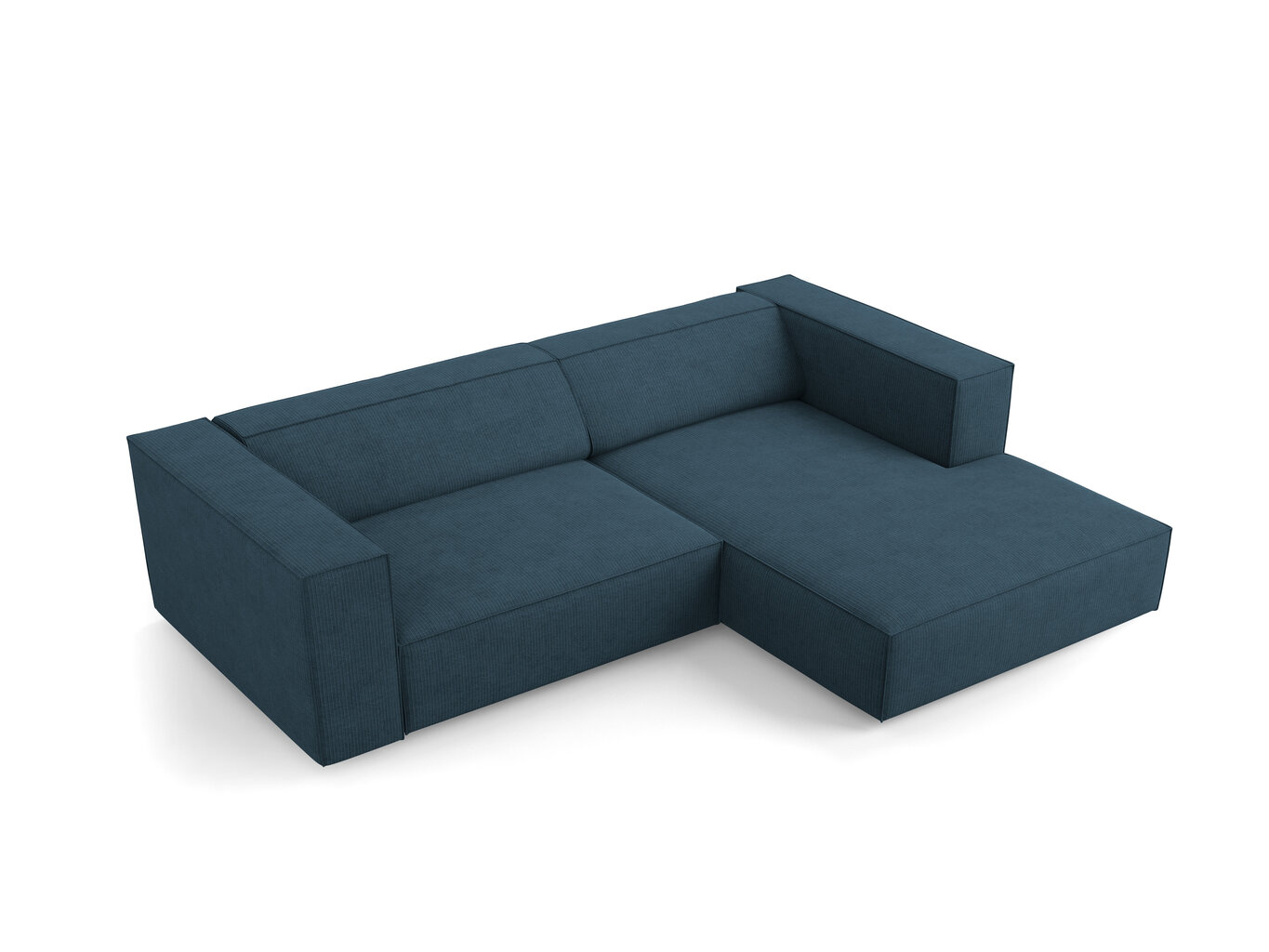 Stūra dīvānss Cosmopolitan Design Arendal 3, zils cena un informācija | Stūra dīvāni | 220.lv