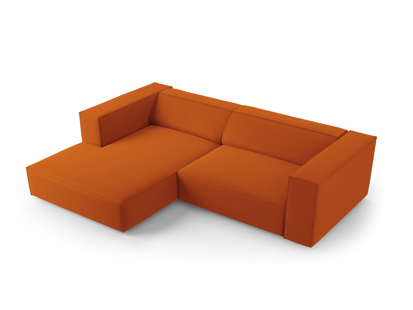 Stūra dīvānss Cosmopolitan Design Arendal 3, oranžs cena un informācija | Stūra dīvāni | 220.lv