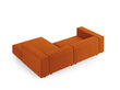 Stūra dīvānss Cosmopolitan Design Arendal 3, oranžs цена и информация | Stūra dīvāni | 220.lv