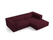 Stūra dīvāns Cosmopolitan Design Arendal 3, sarkans cena un informācija | Stūra dīvāni | 220.lv