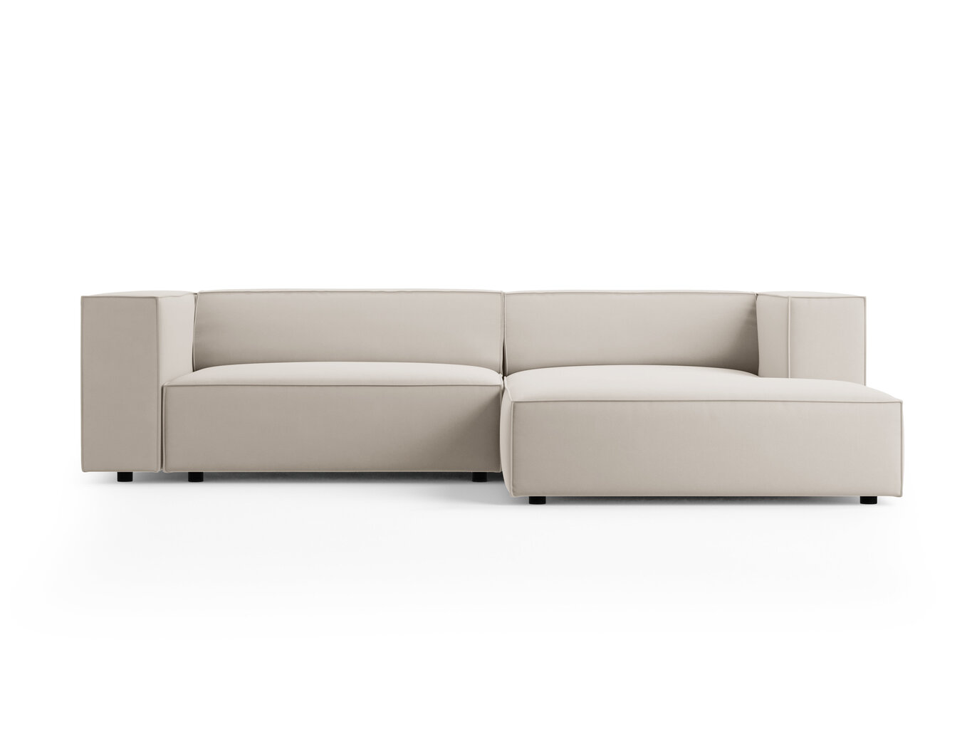 Stūra dīvānss Cosmopolitan Design Arendal 3, bēšs cena un informācija | Stūra dīvāni | 220.lv
